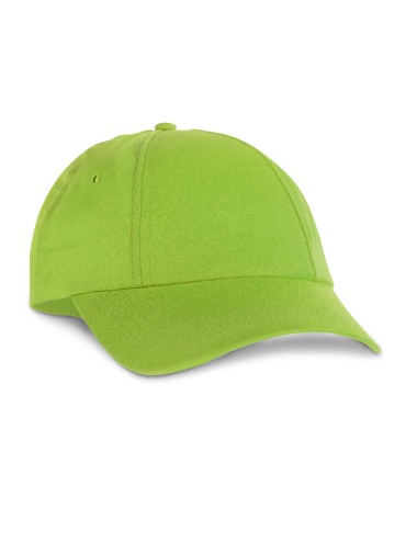 Casquette en polyester (160 g/m²) avec 6 panneaux et trous de ventilation. Fermeture velcro ajustable. Taille: 580 mm