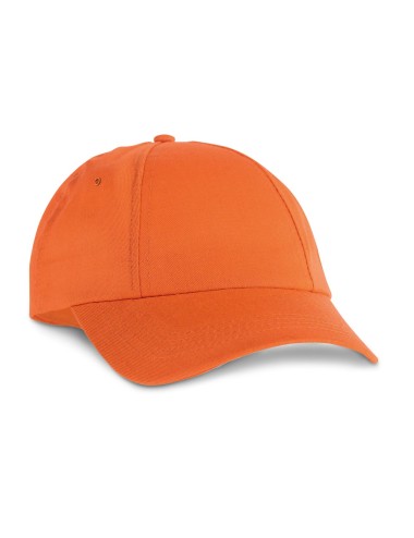 Casquette en polyester (160 g/m²) avec 6 panneaux et trous de ventilation. Fermeture velcro ajustable. Taille: 580 mm