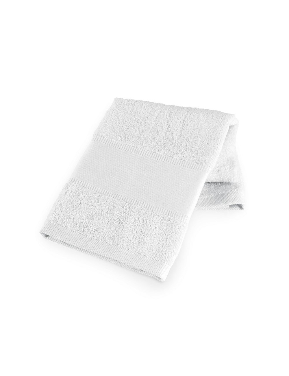 Serviette de sport. Coton: 430 g/m². Fabriqué en Europe. 500 x 800 mm | Bande personnalisable: 500 x 75 mm