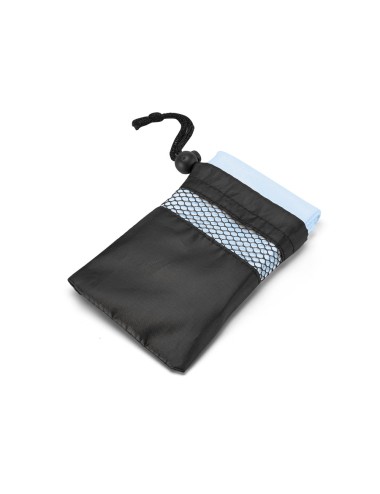 Serviette de sport en microfibre (210 g/m²). Toalha pratique et légère qui facilite le transport, une absorption élevée et un sé