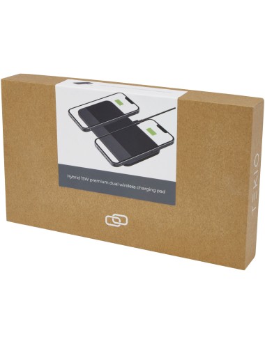 Chargeur à induction haut de gamme 15 W pour deux appareils Hybrid