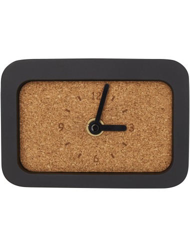Horloge de bureau Momento en calcaire à chargement sans fil