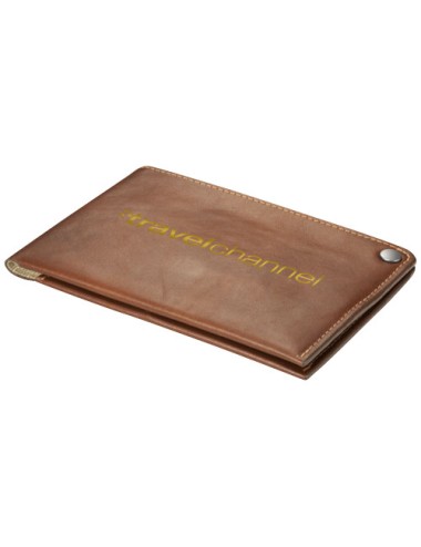 Portefeuille de voyage en cuir