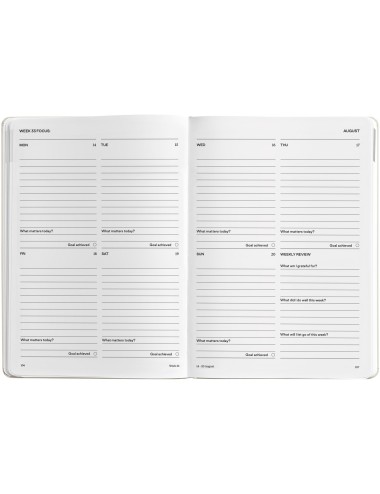 Semainier Karst® format A5 à couverture rigide