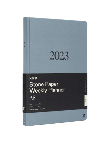 Semainier Karst® format A5 à couverture rigide