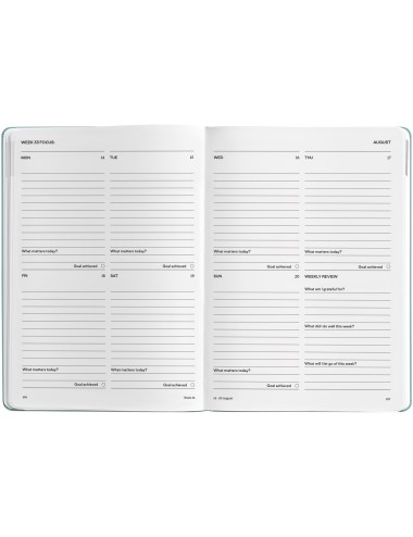 Semainier Karst® format A5 à couverture rigide