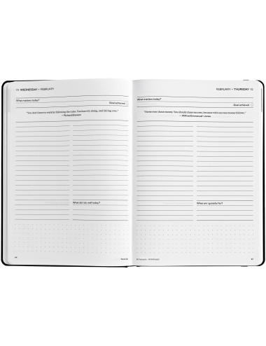 Agenda journalier Karst® A5 à couverture rigide