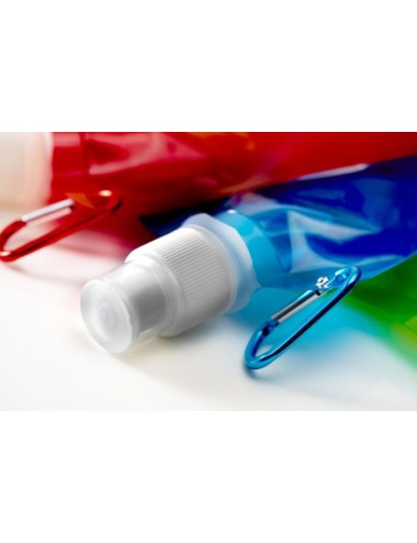 Gourde pliable composée de 3 couches en PET