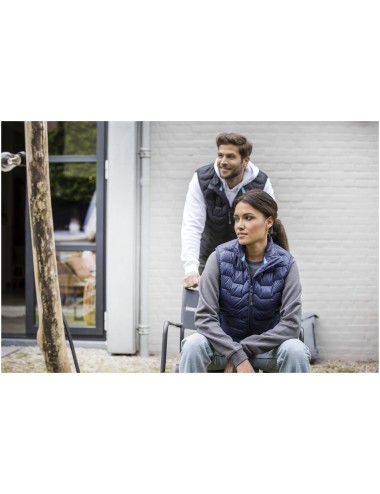 Bodywarmer duvet isotherme Epidote recyclé certifié GRS pour femme