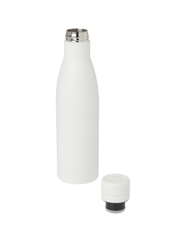 Bouteille isotherme Vasa en acier inoxydable recyclé certifié RCS de 500 ml avec isolation par le vide et couche de cuivre