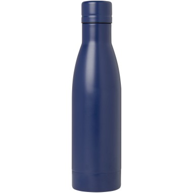 Bouteille isotherme Vasa en acier inoxydable recyclé certifié RCS de 500 ml avec isolation par le vide et couche de cuivre