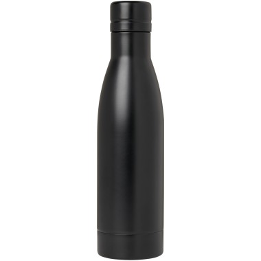 Bouteille isotherme Vasa en acier inoxydable recyclé certifié RCS de 500 ml avec isolation par le vide et couche de cuivre