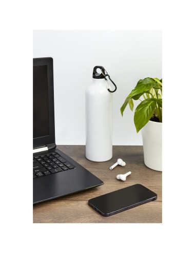 Bouteille d'eau Oregon de 770 ml en aluminium recyclé certifié RCS avec mousqueton