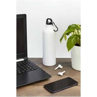 Bouteille d'eau Oregon de 770 ml en aluminium recyclé certifié RCS avec mousqueton