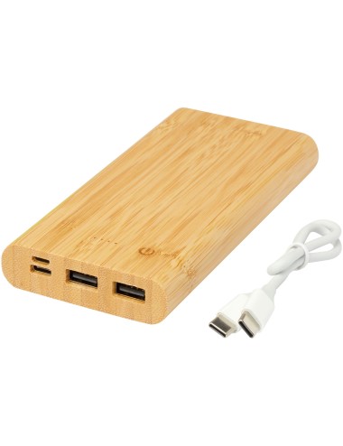 Batterie de secours Tulda de 10,000 mAh en bambou