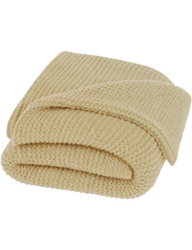 Couverture tricotée Suzy de 150 x 120 cm en polyester certifié GRS