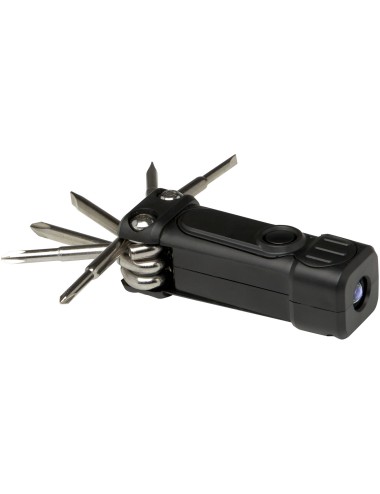 Jeu de tournevis Octo 8-en-1 RCS en plastique recyclé avec torche