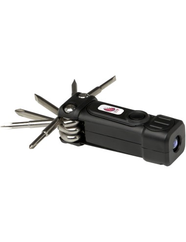 Jeu de tournevis Octo 8-en-1 RCS en plastique recyclé avec torche