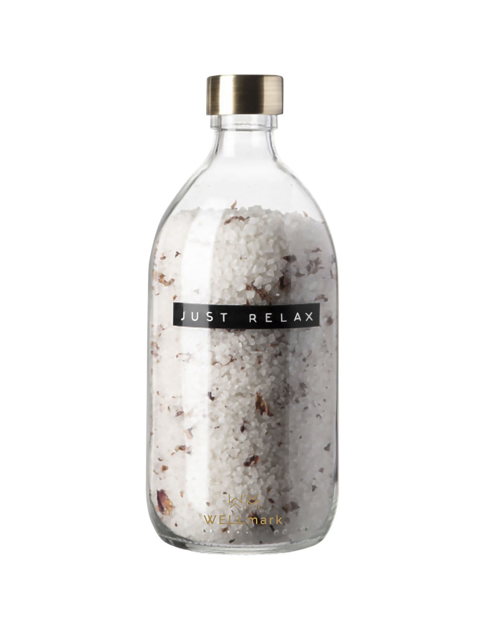 Sel de bain WELLmark Just Relax de 500 ml de - parfum roses