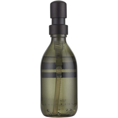 Distributeur de savon pour les mains de 200 ml et jeu de bougies parfumées de 150 g WELLmarkDiscovery - parfum ambré foncé