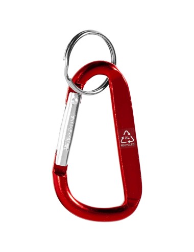 Porte-clés mousqueton Timor en aluminium recyclé RCS
