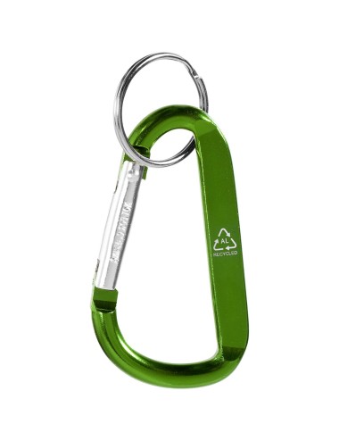 Porte-clés mousqueton Timor en aluminium recyclé RCS