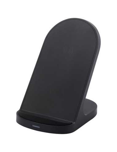 Socle de charge sans fil Loop de 15 W à double bobine en plastique recyclé certifié RCS