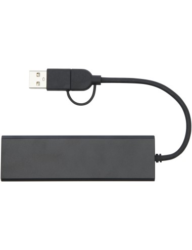 Concentrateur USB 2.0 Rise en aluminium recyclé certifié RCS