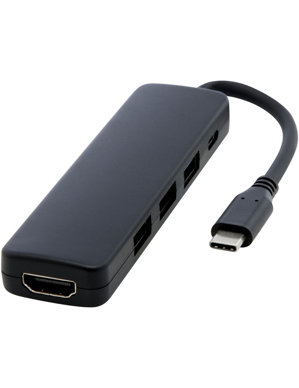 Adaptateur multimédia en plastique recyclé Loop RCS USB 2.0-3.0 avec port HDMI