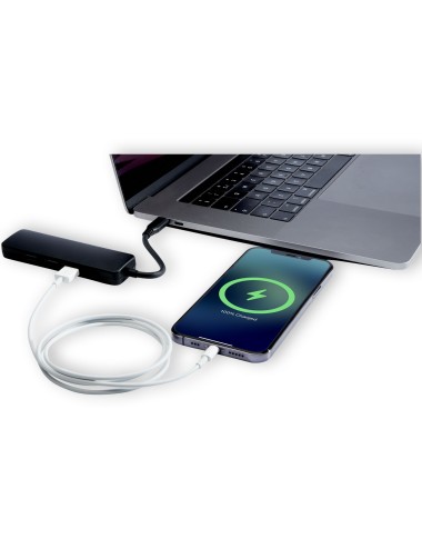 Adaptateur multimédia en plastique recyclé Loop RCS USB 2.0-3.0 avec port HDMI