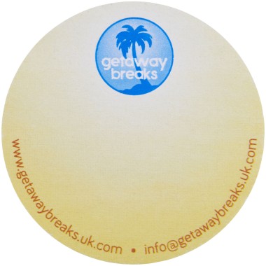 Post-its recyclés Sticky-Mate® en forme de cercle
