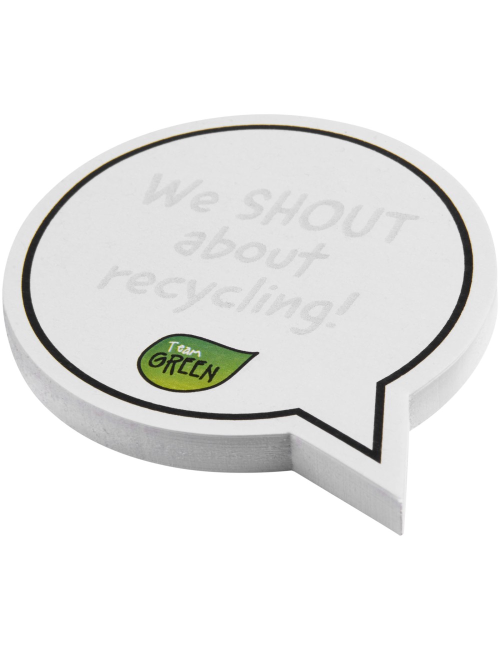 Post-its recyclés Sticky-Mate® en forme de bulles
