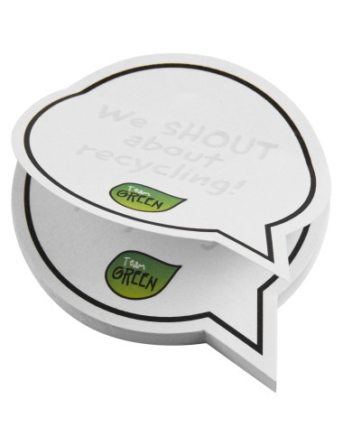 Post-its recyclés Sticky-Mate® en forme de bulles