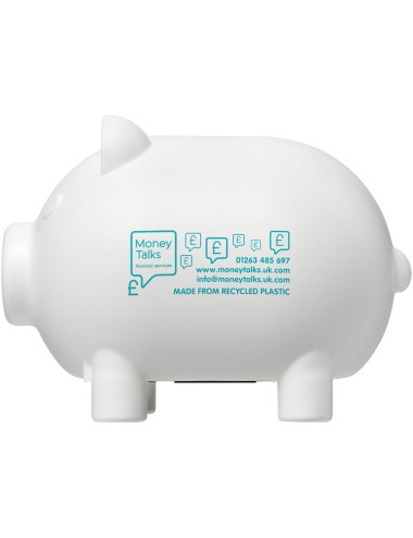 Tirelire en plastique recyclé Oink